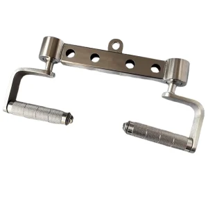 Custom Stainless Steel Lat Pulldown Attachments, Multi-Grip Handles for Home Gyms and Functional Trainers