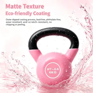Custom Steel Neoprene Cast Iron Kettlebell Anti Slip for Strength Training Home Gym Factory