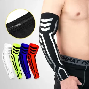 Custom Unisex Breathable Spandex Arm Sleeve UV Protection for Basketball Running Fitness Cycling Outdoor Sports