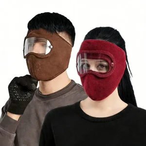 Custom Unisex Winter Thermal Polar Fleece Sport Motorcycle Windproof Breathable Dustproof Outdoor Cycling Mask Face Cover