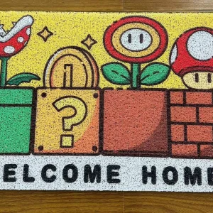 Custom Welcome Logo Door Mats for Home Entrance