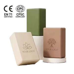 Custom Yoga Block Manufacturers Eco Friendly High Density EVA Yoga Block for Yoga & Pilates Low MOQ