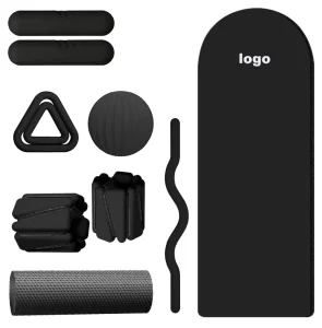 Custom Yoga Pilates Accessories Barbell Bar Beam Foldable Silicone Dumbbell Adjustable Ankle Weights