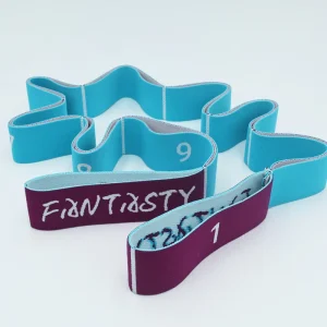 Custom Yoga Resistance Strap 4 cm Anti-Slip Exercise Stretch Band for Latin Dance