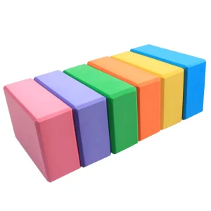 Custom logo EVA High Density Fitness Exercise Natural Colorful Yoga Block