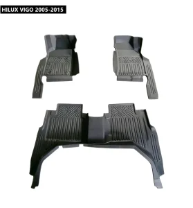 Customizable Color Anti Slip Car Floor Mat 5D TPE Protect Cars Floor Use for HILUX VIGO