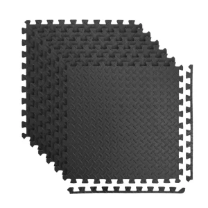 Customizable EVA Puzzle Gym Mat 15mm Thick Non-toxic Interlocking Foam Floor Mat for Yoga and Fitness Studios