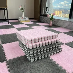 Customizable Factory Puzzle Carpet Tile Thickened Interlocking Floor Mat for Home Exercise and Children’s Bedroom