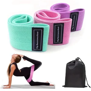 Customizable LOGO Yoga Elastic Band High Elasticity Polyester Cotton Latex Yarn for Hip Lifting Peach Hip Strength