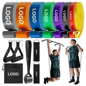 Customizable Latex Exercise Resistance Loop Bands for Pull-Up, Running, Sprint, Push-Up Assistance, Strength Training, Factory