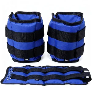 Customizable Logo Blue Sandbag Adjustable Ankle Weights for Fitness Training and Running