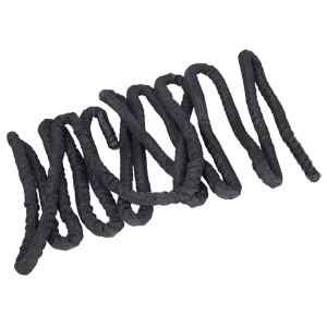 Customizable Logo Eco Friendly Durable Poly Dacron Black Nylon Battle Rope 25mm 38mm 50mm Diameter 9m 12m 15m Length Commercial