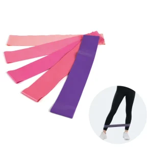 Customizable Logo Fitness Exercise Gym Bands Durable 100% Natural Latex Comfortable Loop Workout Bands