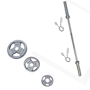 Customizable Metal Home Gym Barbell Set 25mm 28mm 50mm for Weight Plates Olympic Barbell