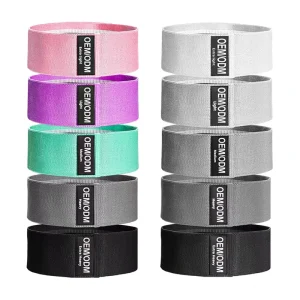 Customizable Neoprene Hip Loop Resistance Bands for Women