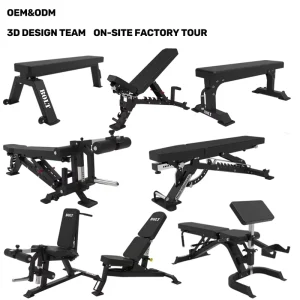 Customizable OEM ODM Adjustable Weight Benches Commercial Grade Flat Decline Incline Workout Benches for Bulk