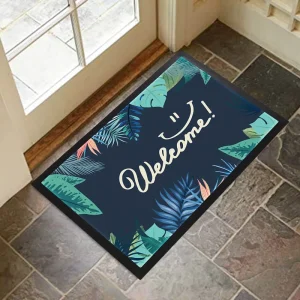 Customizable Printed Sublimation Water-Absorbing Non-Woven Nitrile Rubber Non-Slip Entry Door Mat