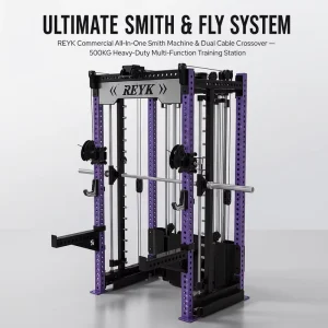 Customizable Smith Machine Functional Trainer Power Rack Cable Crossover Commercial Gym Strength Equipment