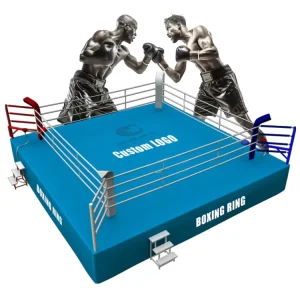 Customizable Steel Frame Boxing Ring with Platform for Adults