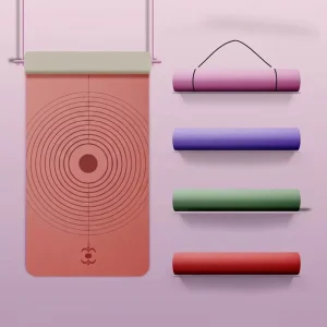 Customizable TPE Yoga Mat with Alignment Lines