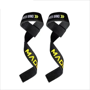 Customized 100% Cotton Padded Weightlifting Wrist Straps