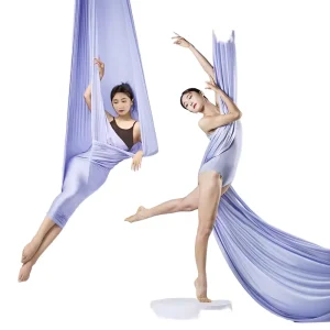 Customized Color Anti-Gravity Flying Swing Inversion Aerial Yoga Hammock with All Accessories for Indoor Fitness Pilates
