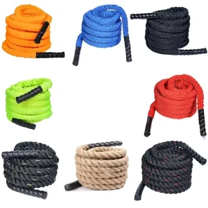 Customized Colors Battle Ropes for Strength Training with Protective Sleeve