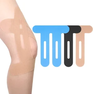 Customized Elastic Pre-Cut Kinesiology Tape Knee Patch for Athlete Trainers Sports Protection