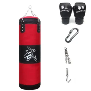 Customized Hanging Adult Kickboxing and Taekwondo Training Punching Bag for Adults and Children