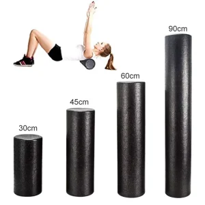 Customized High-Density Full-Length Black EPP Foam Roller for Gym Exercise and Massage, 24 Inch