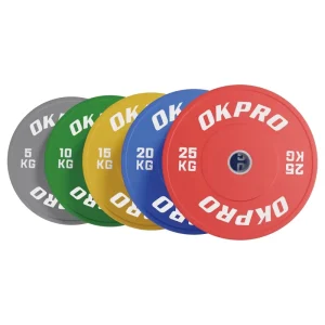 Customized Logo Color Rubber Bumper Plates for Gym and Weightlifting