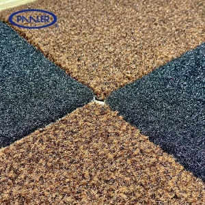 Customized Logo Indoor Outdoor Entrance Matting Floor Carpet Non Slip Nylon PVC Door Flooring Mats Rolls Woven Dust Removal