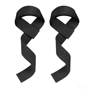 Customized Logo Powerlifting Wrist Straps for Bodybuilding Weightlifting Workouts