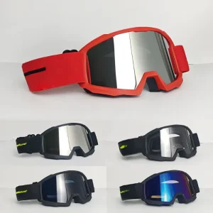Customized Motorcycle Off road Goggles with Adjustable Straps UV and Fog Protection Motorcycle off road Skiing Goggles