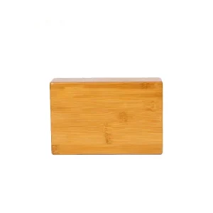 Customized Natural Bamboo Fiber Yoga Blocks High Density Fitness