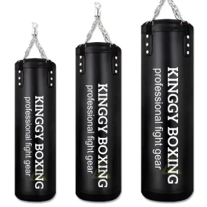 Customized PU PVC Leather Canvas Hanging Heavy Punching Bags for Boxing Muay Thai MMA Gym