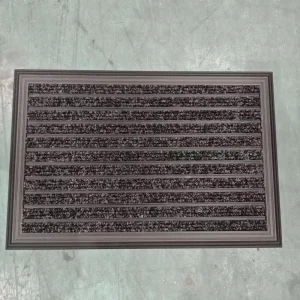 Customized PVC Entrance Mat, Plaid Design, Aluminum Alloy