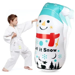 Customized PVC Inflatable Tumbler Toy with Water/Sand Filling for Kids