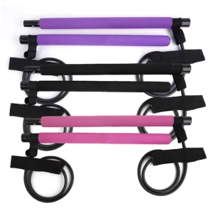 Customized Pilates Accessories Kit Adjustable Pilates Bar with Multi-Functional Resistance Bands