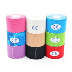 Customized Size Color Cotton Polyester Kinesiology Tape Private Label Sports Tape OEM ODM Supplier