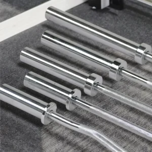 Customized Stainless Steel Training Barbell Hard Chromed for Weightlifting and Powerlifting