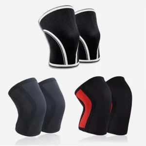 Customized Unisex Sports Safety Knee Pads 7mm Neoprene Thick Compression Knee Brace Support Gym Training Knee Sleeves