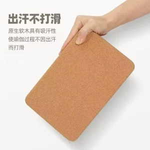 Customized Yoga Block Natural Eco Friendly Cork with Laser Logo Model YB C 003