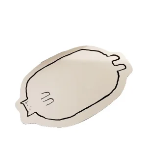 Cute cat Bathroom Floor Mat Non-slip Diatom Mud Bath Mat Toilet Shower Highly Absorbent Waterproof Quick-drying Modern