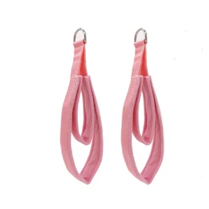 D-Ring Straps With Double Loops and Fleece Padding for Pilates Equipment