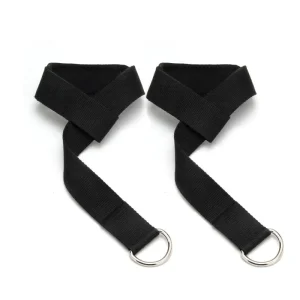 D-Ring Wrist Straps and Weightlifting Belt with Custom Logo for Fitness Training