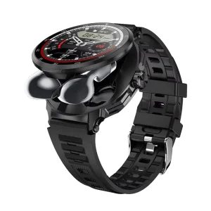 D11 Smartwatch with Earbuds, 2-in-1 HD Touchscreen, Heart Rate Fitness Tracker and Bluetooth Calling for Android and iOS