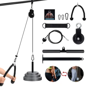 DIY Metal Cable Pulley System for Home Workouts