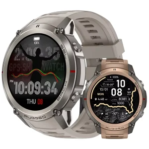DM59 Smart Watch with GPS Offline Map AMOLED Screen 5ATM Waterproof Sport Fitness Tracker for Men