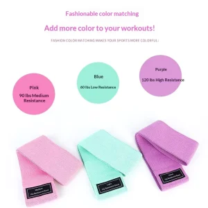 Dance Resistance Band Latex Polyester cotton Loop Elastic Band Glute Workouts Stretching Strap Yoga Band Adults Children